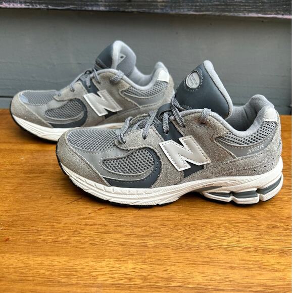 New Balance Other - New Balance 2002R Toddler Sneakers Gray Silver Mesh Suede Size 1